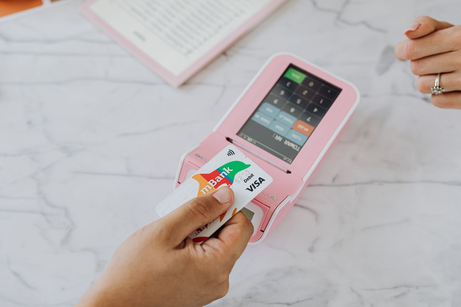 making a payment with a debit card